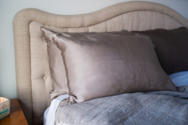 Solid Botanically Dyed Peace Silk Pillowcase - Image 5