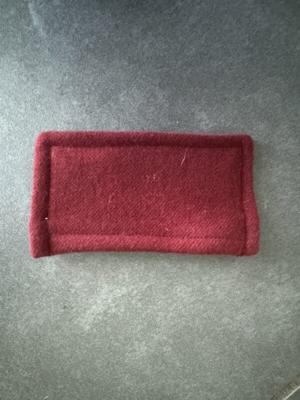 Hand Dyed Cotton Velvet Coin Purse - Small - Image 4